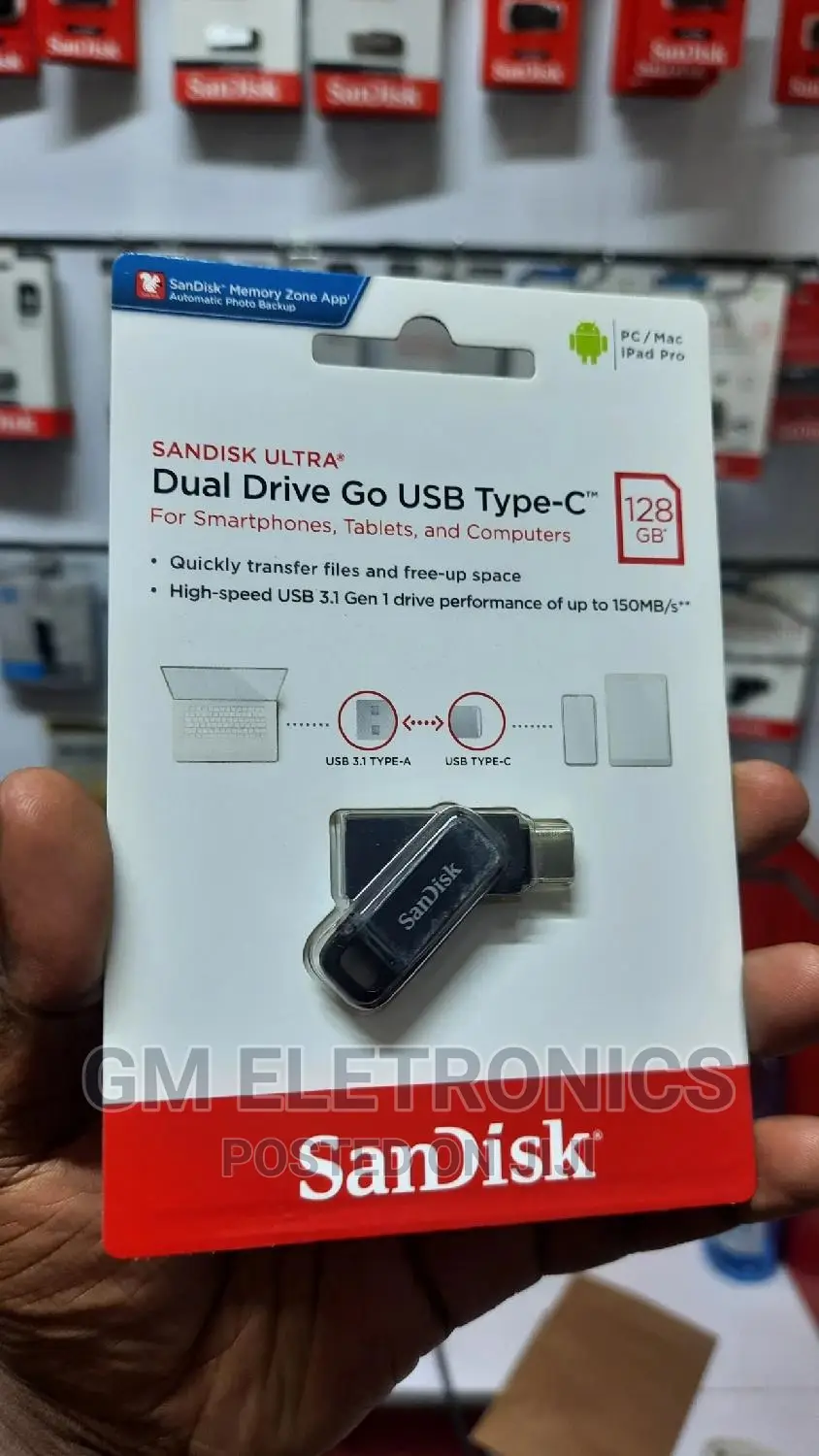 Dual Drive Usb/Type-C 128gb. (Otg)
