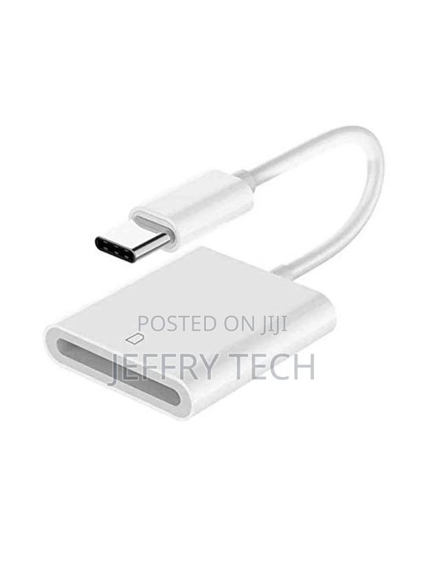 USB Type C to SD Card Camera Reader OTG Adapter Cable USB-C