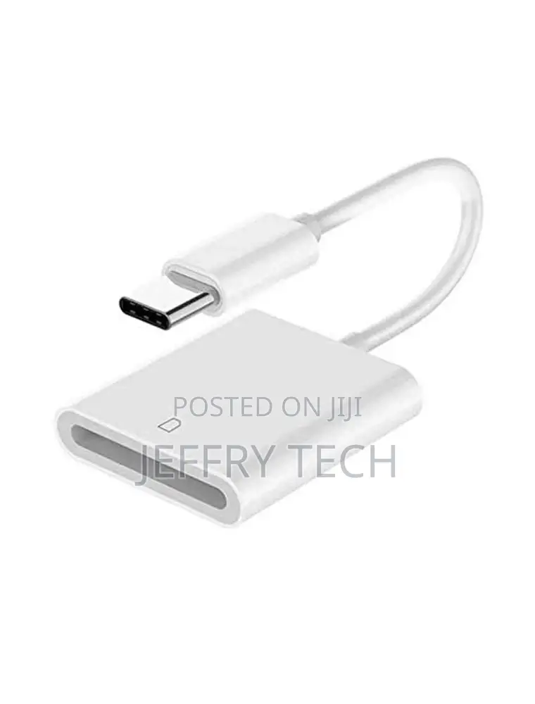 USB Type C to SD Card Camera Reader OTG Adapter Cable USB-C