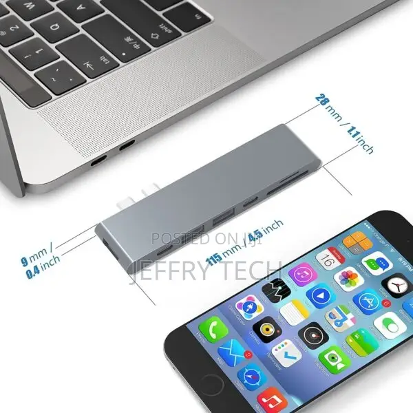 Type-C Pro Hub Adapter for 2016/2017 Macbook Pro 13” and 15”