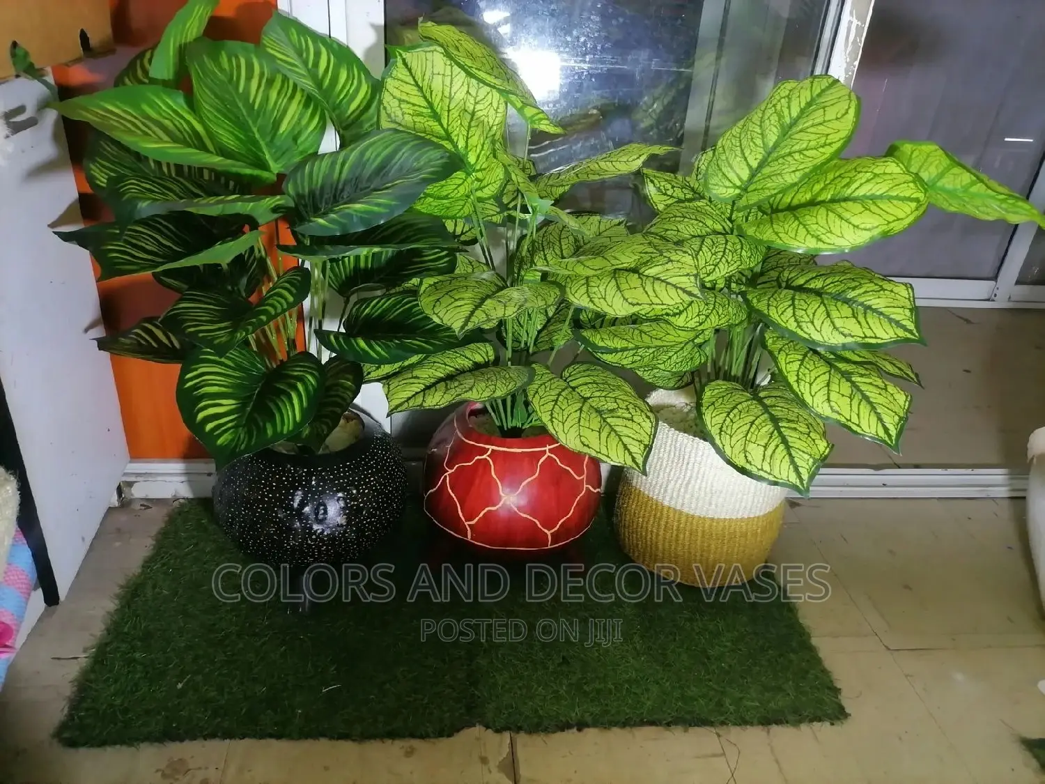 Artificial Plants and Vases on Offer