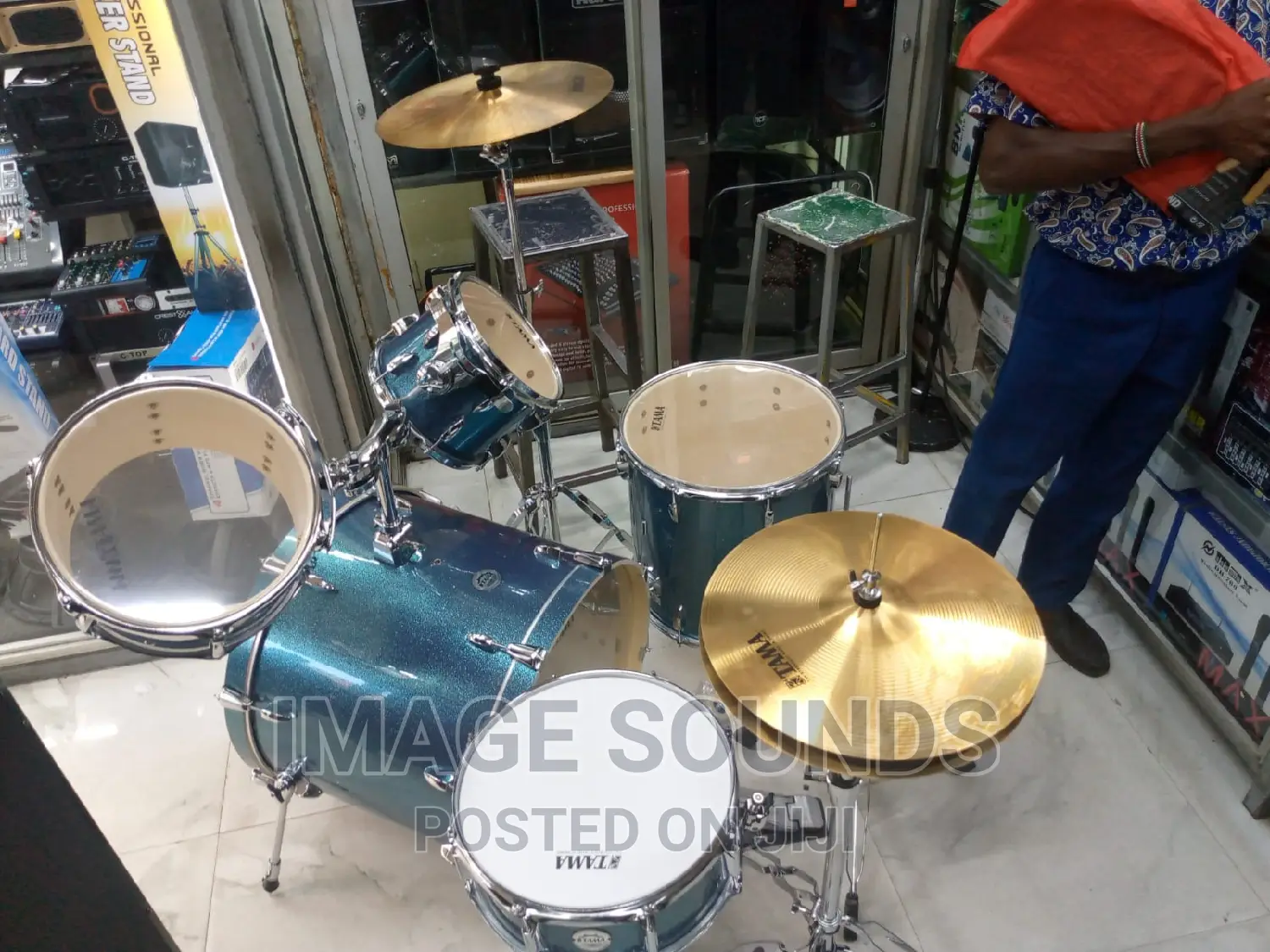 Tama 5piece Drumset Kit- Shiny Blue