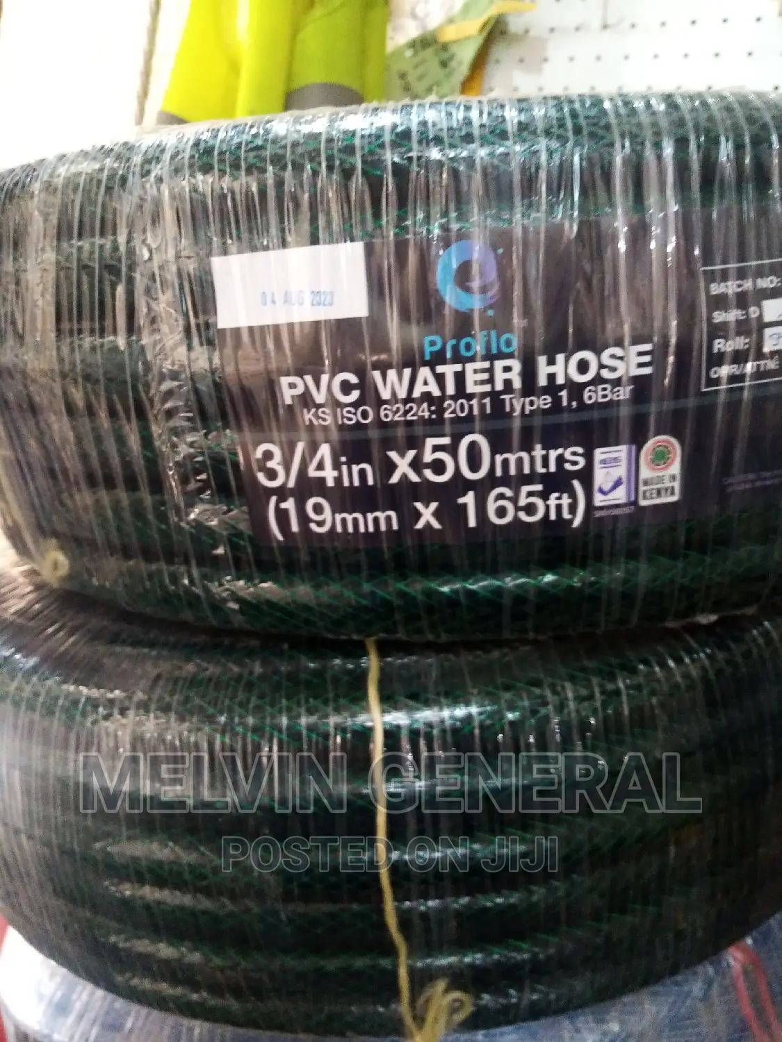 PVC Green Braided Water Horsepipe 3/4*50m