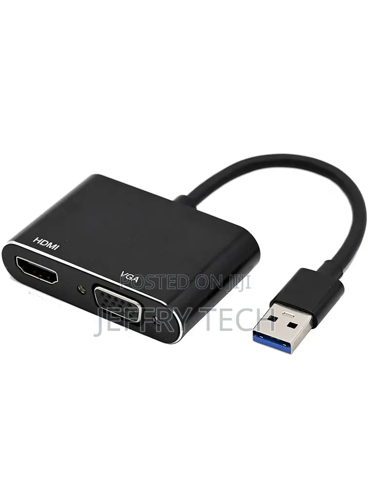 HDMI VGA Adapter Usb3.0 to VGA HDMI Video Converter 1080P Di