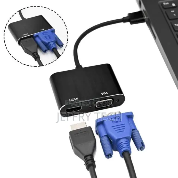 HDMI VGA Adapter Usb3.0 to VGA HDMI Video Converter 1080P Di
