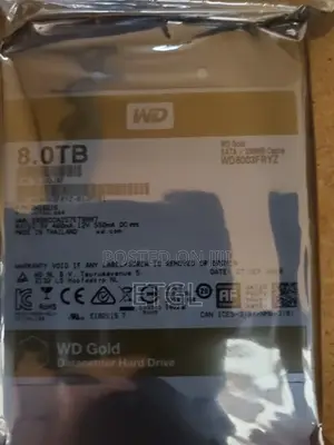 WD 8TB Gold Enterprise Class Hard Drive