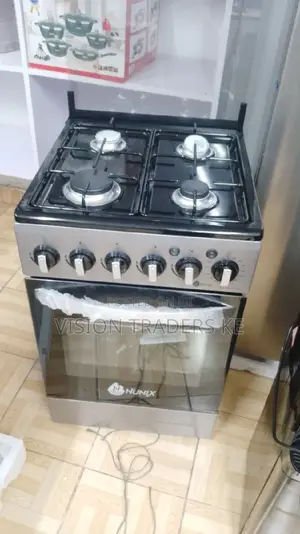Nunix 50*55 Full Gas Standing Cooker With Gas Oven