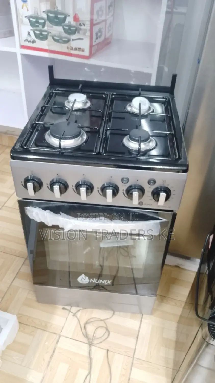 Nunix 50*55 Full Gas Standing Cooker With Gas Oven
