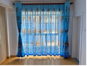 Kids Cartoon Print Curtains