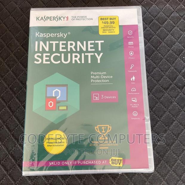 Kaspersky Internet Security; 3 Devices (KIS) - main view