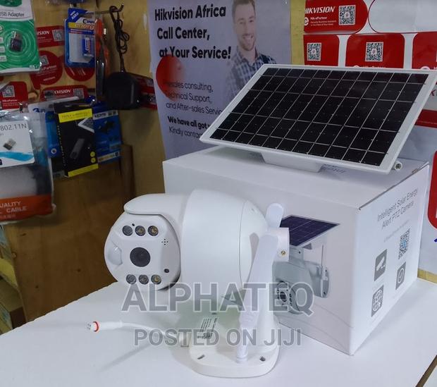 HD 4MP Solar Power Panel Wifi Solar Outdoor IP Dome Camera - main view