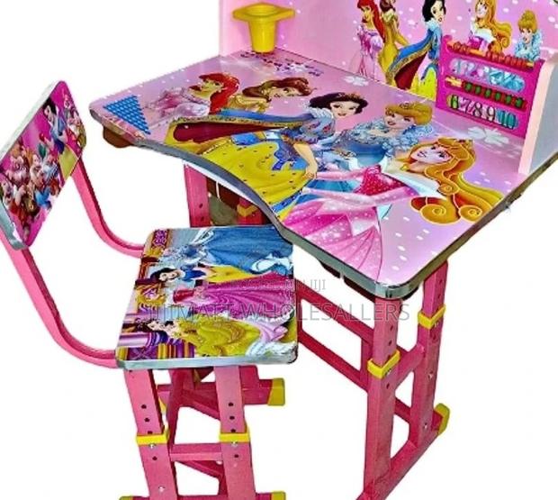 Kids Study Table, Study Desk With Chair in Different Colors - main view