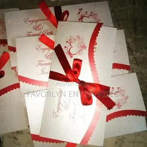 Printed Wedding Card Available