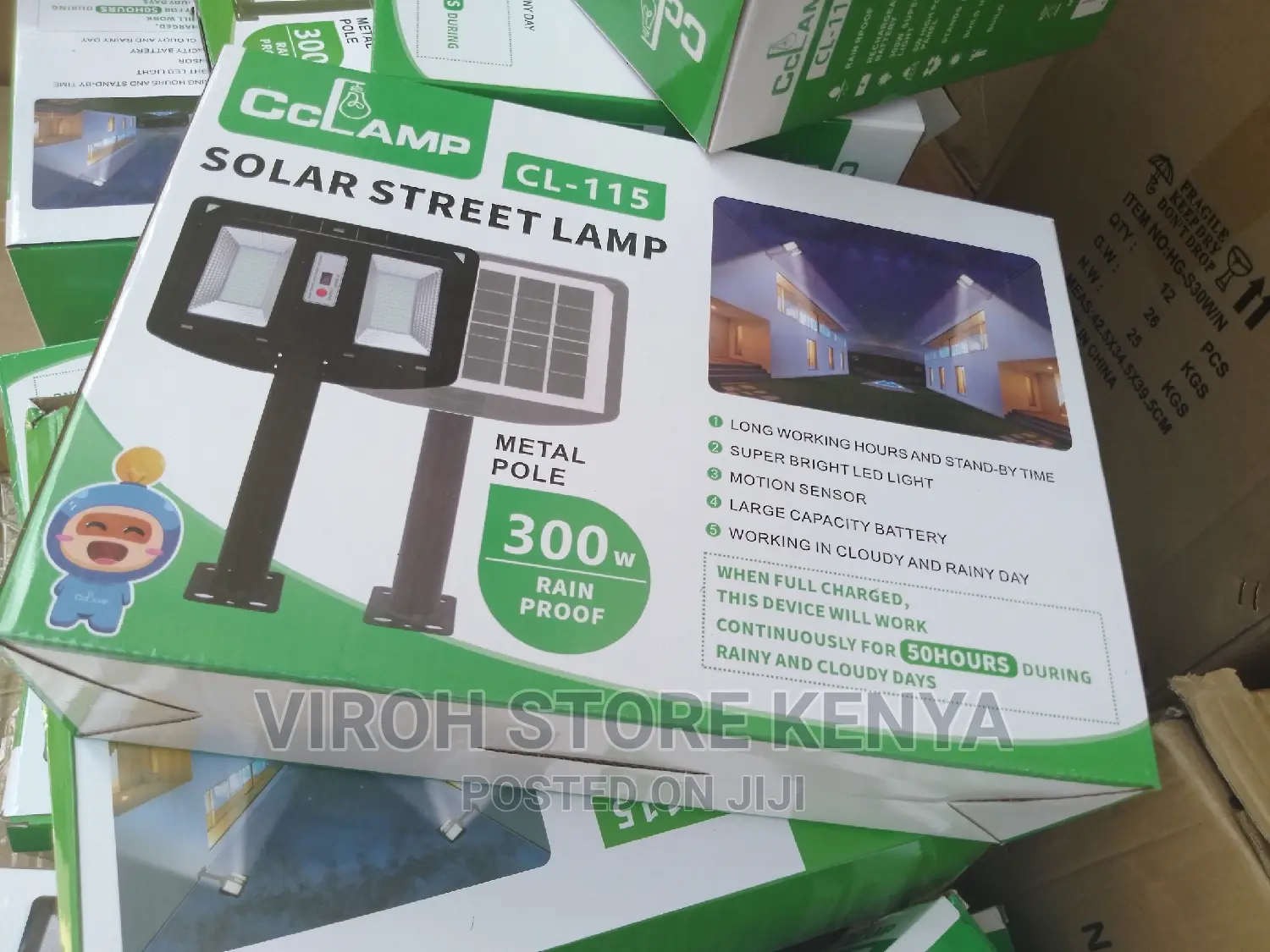 Solar Street Lamp With Motion Sensor 300W