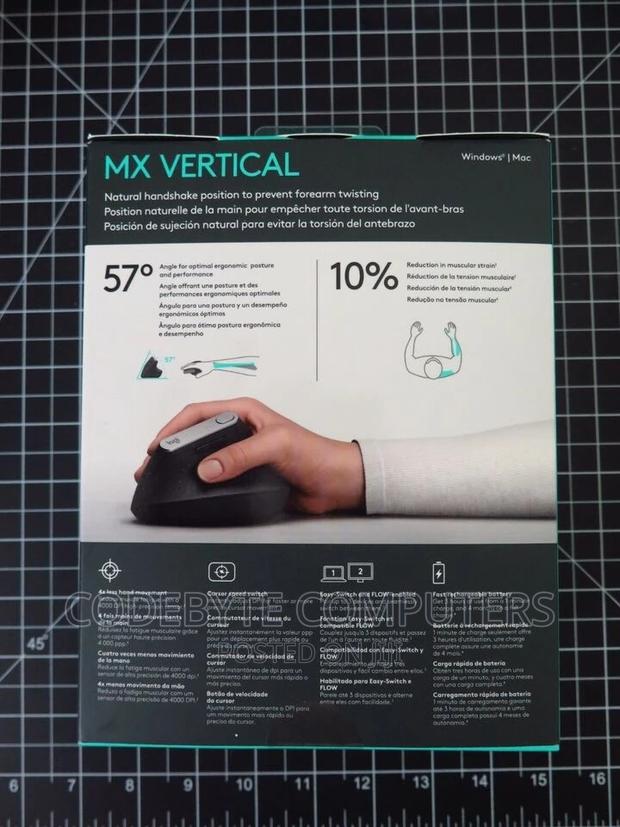 Logitech MX VERTICAL Bluetooth Mouse - thumbnail 2