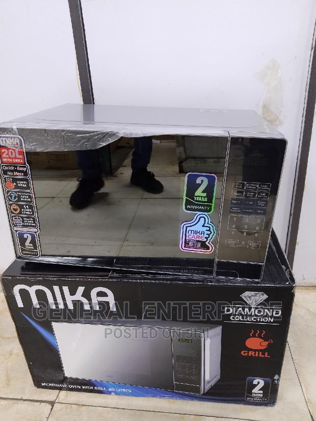 Microwave With Grill Mika Microwave Oven Grill 20ltrs Silver