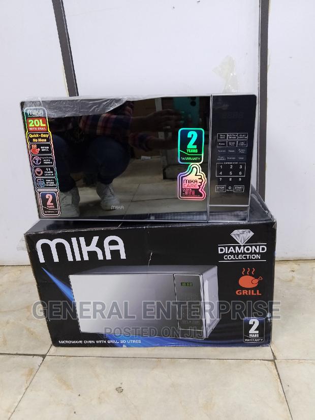 Microwave With Grill Mika Microwave Oven Grill 20ltrs Silver