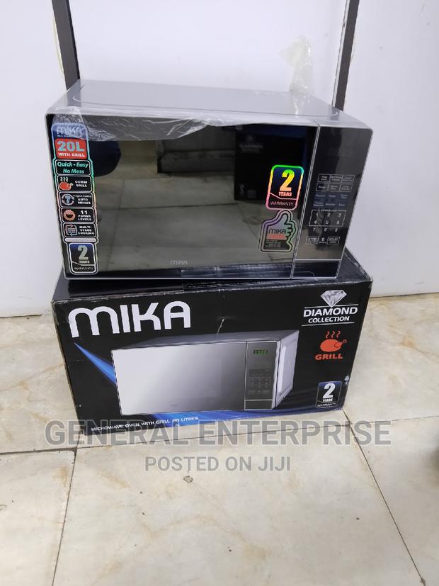 Microwave With Grill Mika Microwave Oven Grill 20ltrs Silver