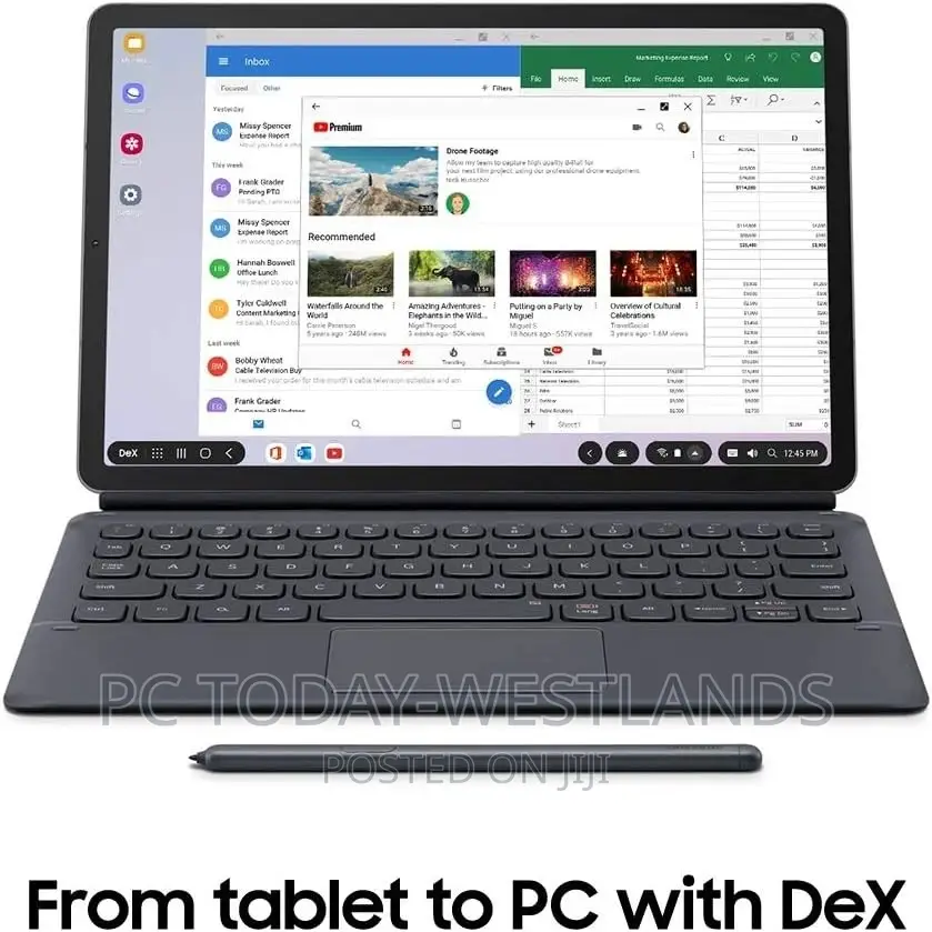 New Samsung Galaxy Tab S6 5G 128 GB Gray