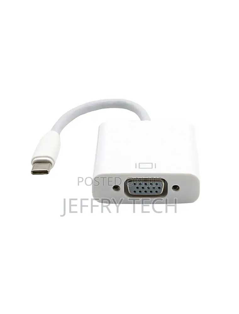 Type C USB 3.1 to VGA M/F Reversible Connector Cable Compati