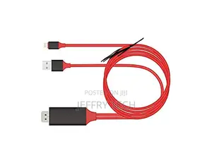 Mirror Phone to TV for iPhone to HDMI TV Converter Video USB