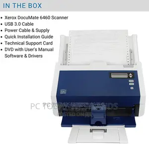 Xerox Documate 6460 Duplex Scanner 70 PPM/11000 Pages Daily
