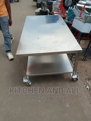 Work Top With Caster Wheels
