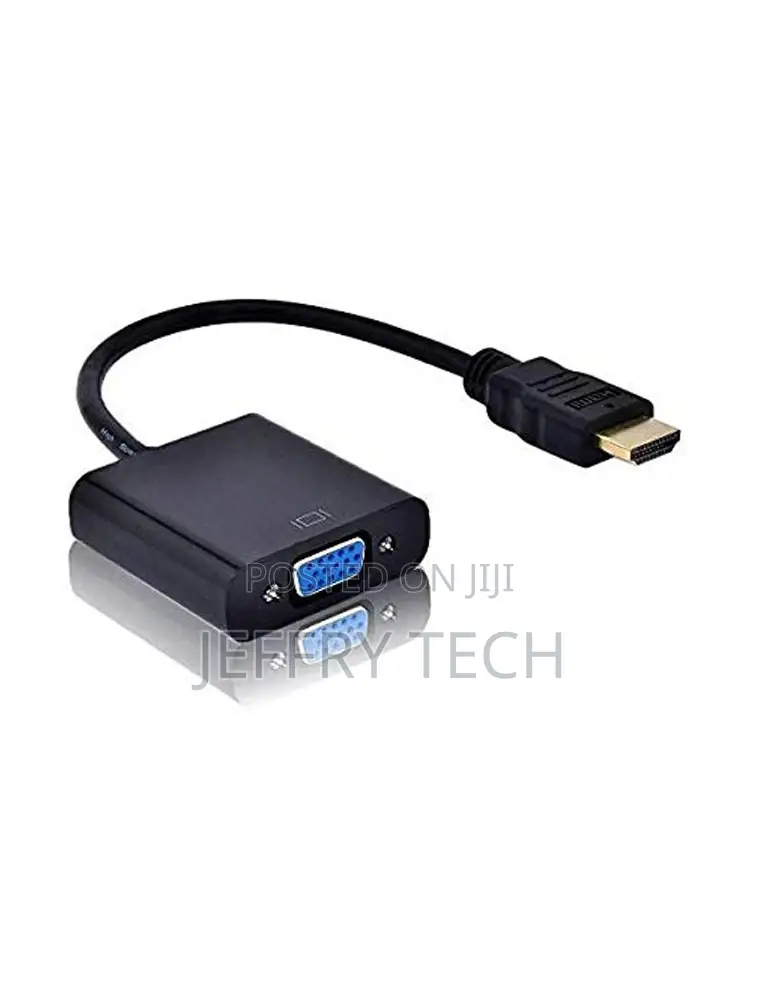 Hdmi to Vga Splitter Gold Plated Converter With Cable 15cm F