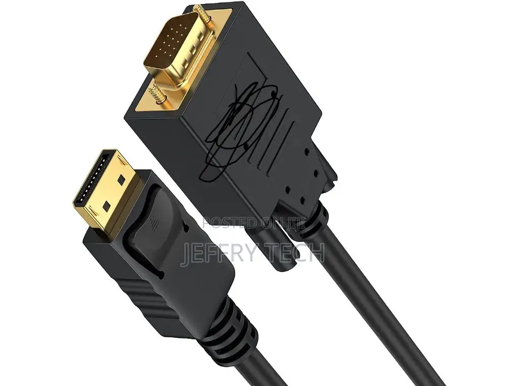 Displayport to VGA Adapter, Microware DP Displayport to VGA