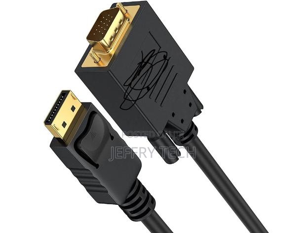 Displayport to VGA Adapter, Microware DP Displayport to VGA - thumbnail 2