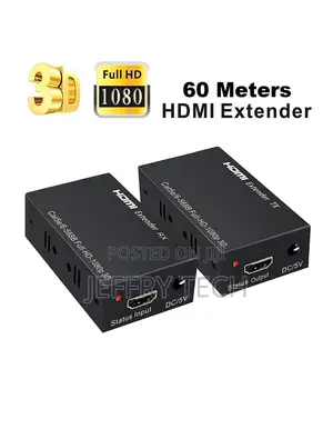 HDMI Extender Over CAT 5e|6|7 Cable (60M Extender Over Singl