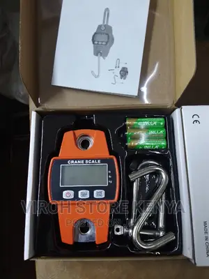 Hanging Digital Weighing Machine 300kgs Hangers + Batteries
