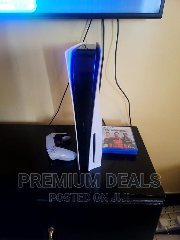 Home Used Ps5 Standard With Controller and Games - thumbnail 2