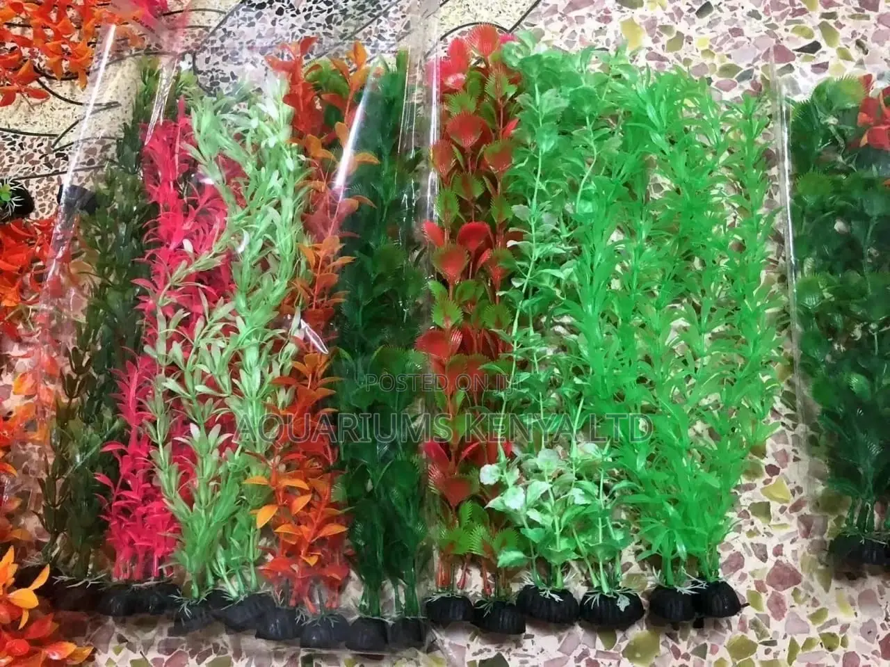 Green Theme Aquarium Plant Decor
