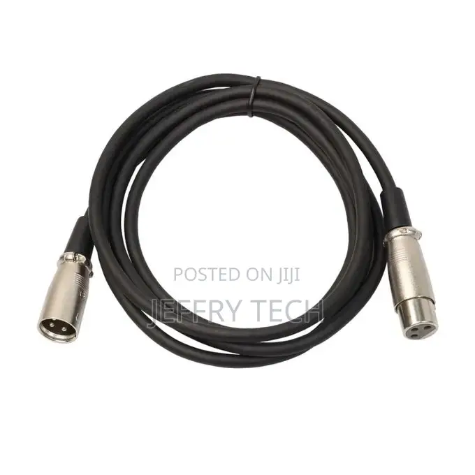 3m 3-Pin XLR Male to XLR Female Microphone Cable