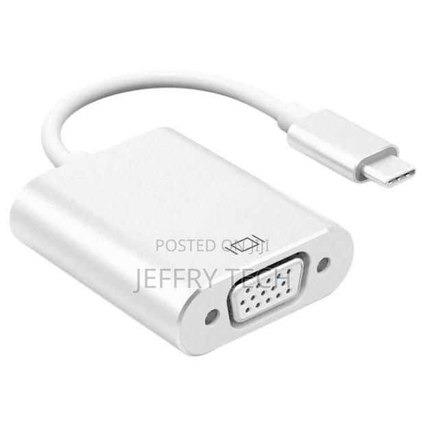 USB 3.1 Type C USB-C to VGA Adapter With Aluminium Case For