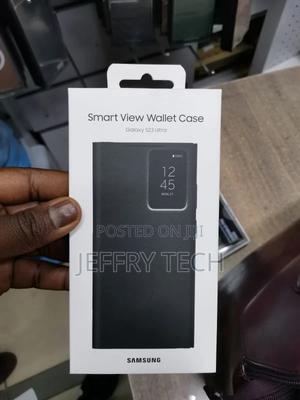 Samsung Galaxy S23 Ultra Smart View Wallet Case - Black - thumbnail 2