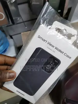Samsung S23 Smart View Wallet Case - Black