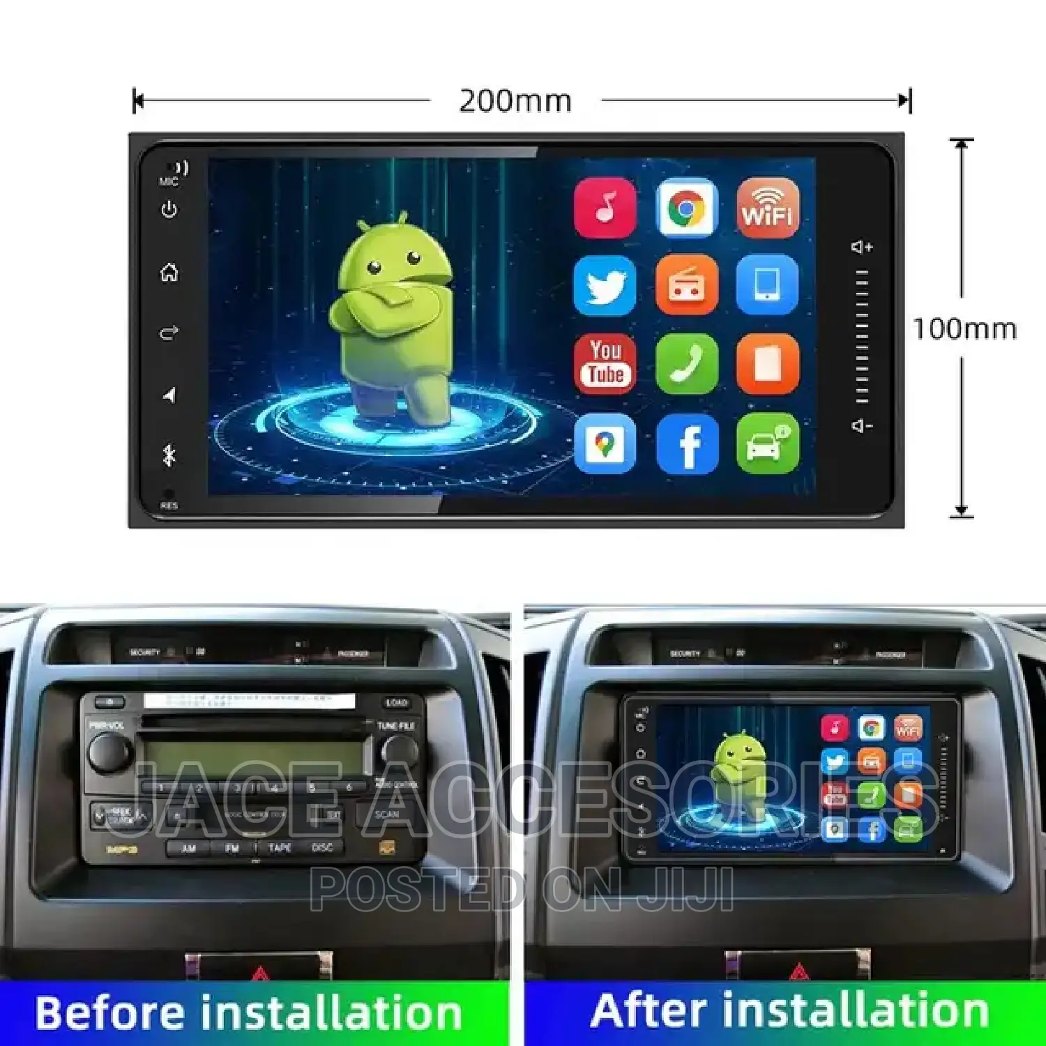 New 8 Inches Android Stereo 2+32