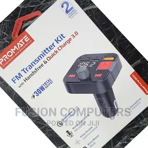PROMATE FM Transmitter Kit With Handsfree Quick Charge 3.0