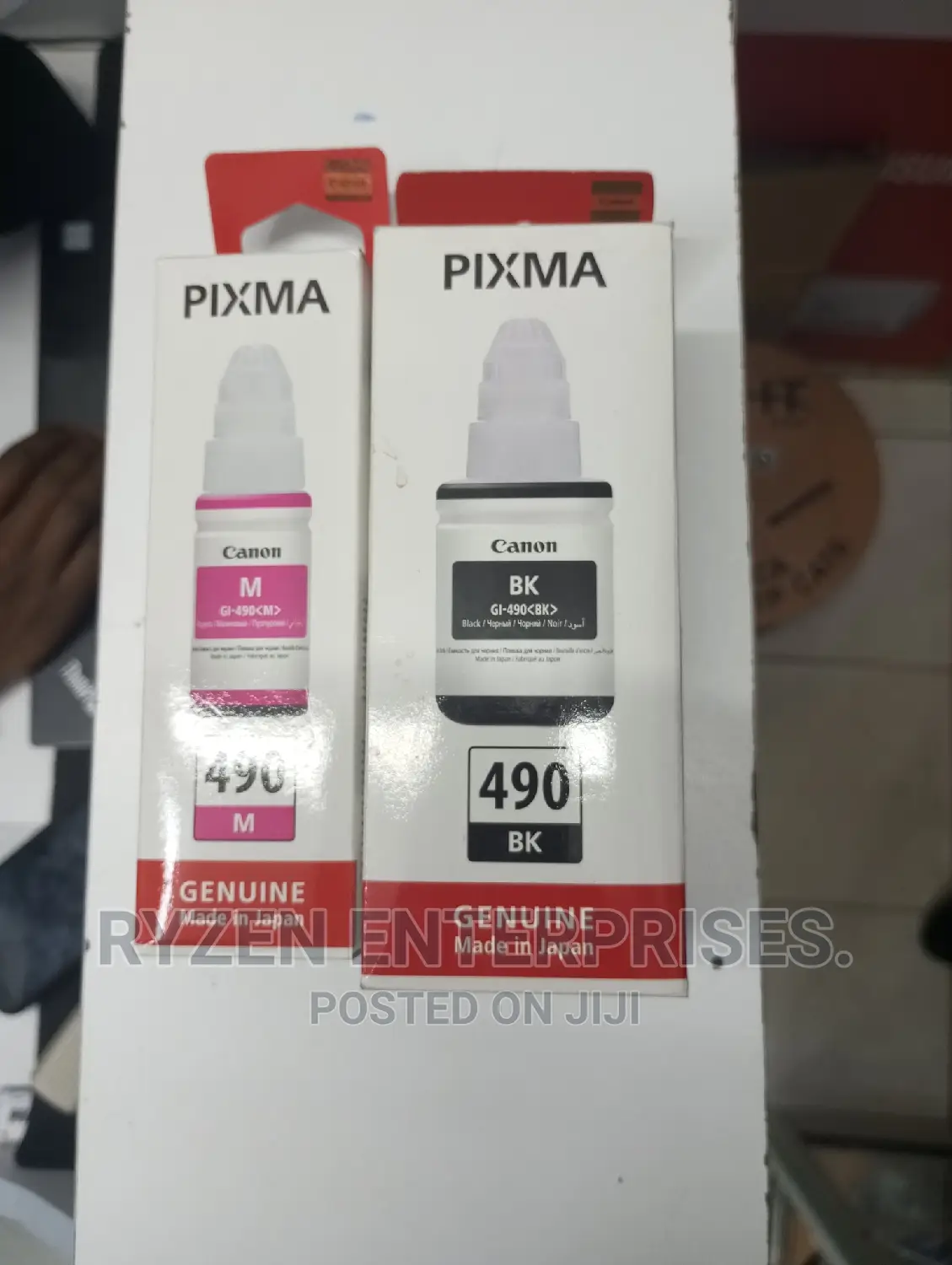 PIXMA Canon Ink 490 Black and Magenta/ 490 Ink Canon/ 490