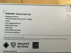 New Samsung Galaxy Tab S7 128 GB Gray
