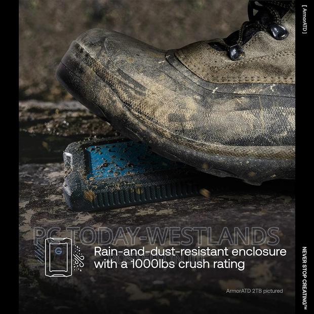 G-Technology 2TB Armoratd All-Terrain Rugged Portable 140mbp - thumbnail 9