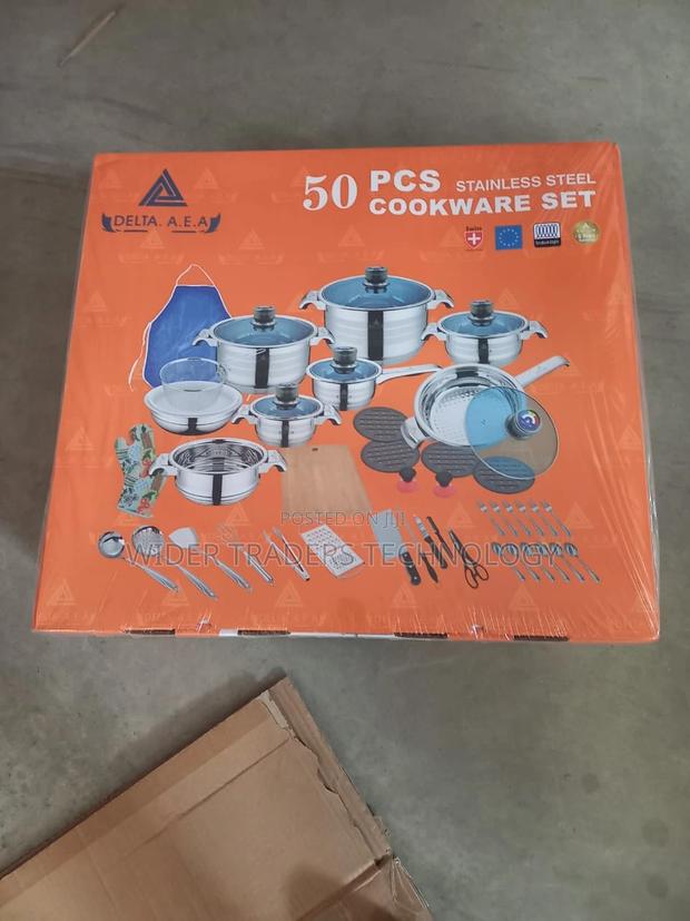 50pcs Stainless Steel Cookware Set