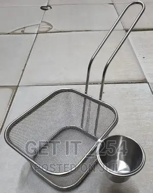 13×11cm Heavy Guage Stainless Steel Mini Chips Basket Sauce