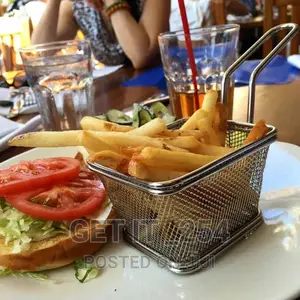 13×11cm Heavy Guage Stainless Steel Mini Chips Basket Sauce