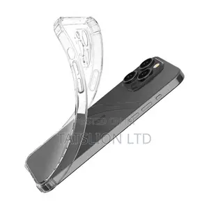 Shockproof Clear TPU Phone Case for iPhone 15 Pro Max