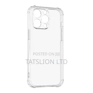 Shockproof Clear TPU Phone Case for iPhone 15 Pro Max