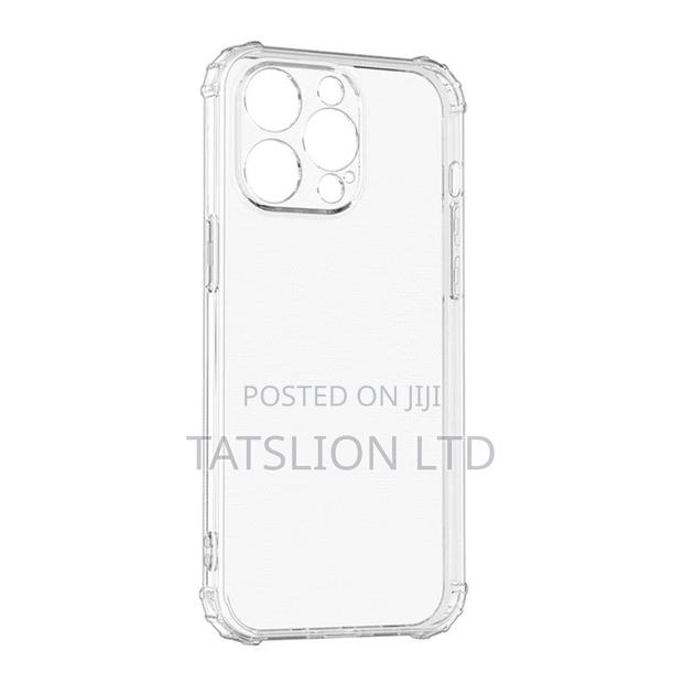 Shockproof Clear TPU Phone Case for iPhone 15 Pro Max - thumbnail 2