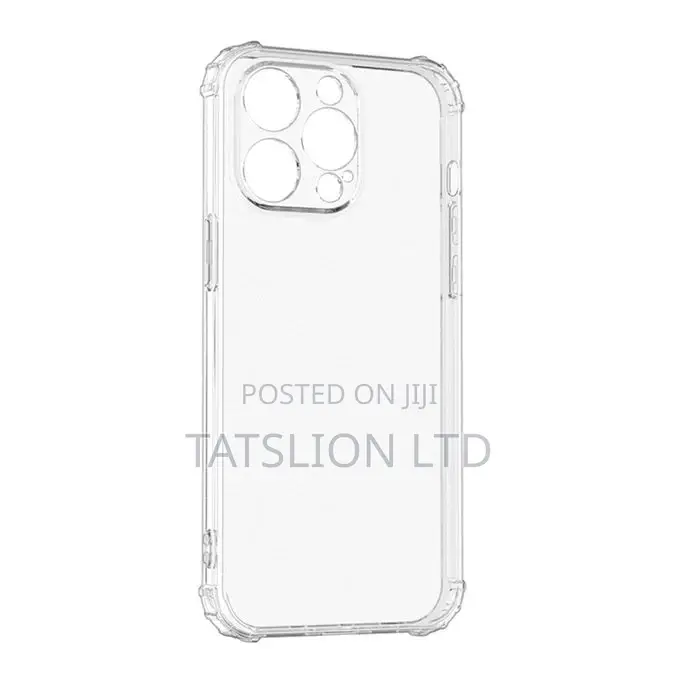 Shockproof Clear TPU Phone Case for iPhone 15 Pro Max